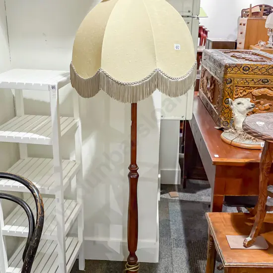 Mahogany Standard Lamp