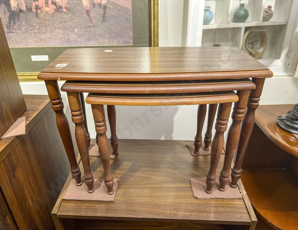 Nest of Three Tables * PLEASE NOTE PHOTO CHANGE Image 1++