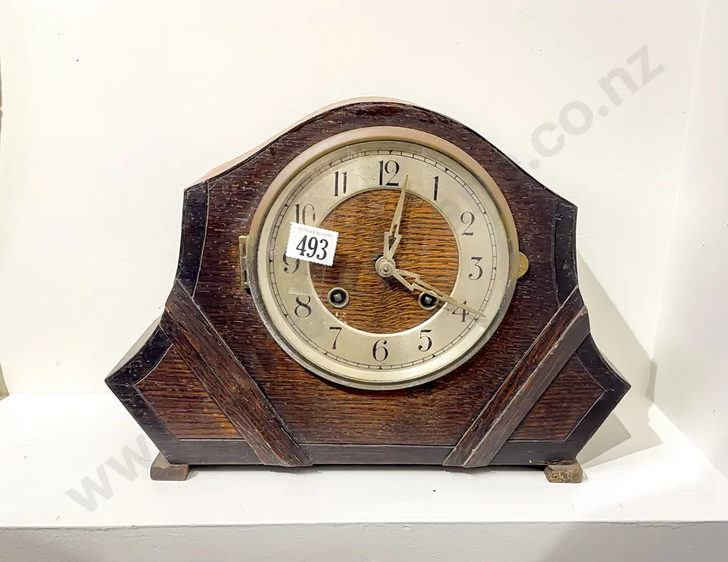 Art Deco Mantle Clock Image 1++