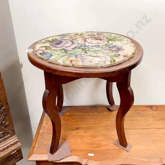 Tapestry Topped Stool