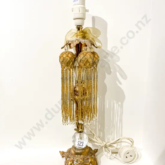 Ornate Brass Table Lamp