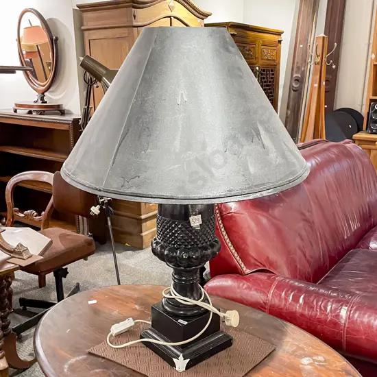 Ebonised Table Lamp