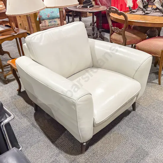 Modern Leather Armchair