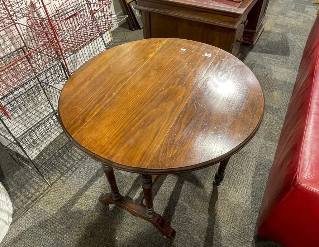 Drop Leaf Gate Leg Oval Table Image 1++