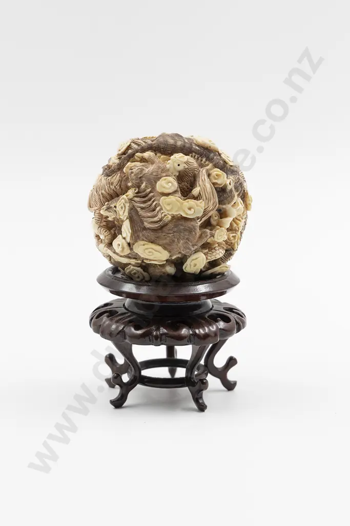 Carved Japanese Meiji Period Zodiac Okimono Image 1++