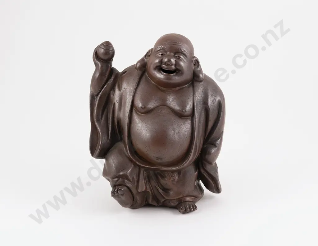 A Japanese Edo Period Bizen Figure of Hotei Image 1++
