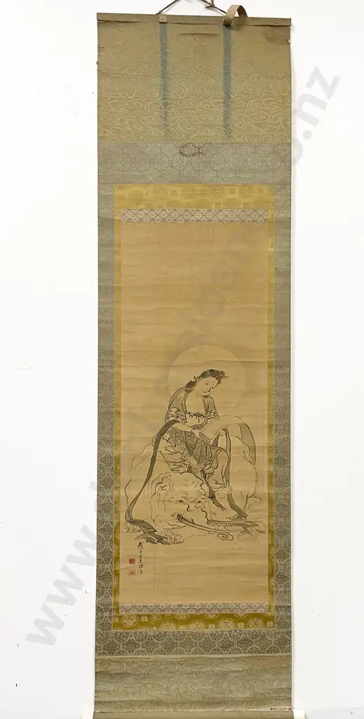 Japanese Meiji Period Scroll Image 1++