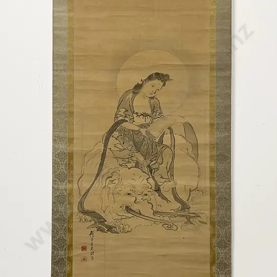 Japanese Meiji Period Scroll