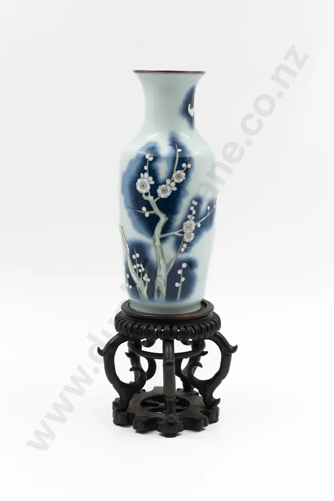 Japanese Cloisonné Vase by Ando Jubei Image 1++