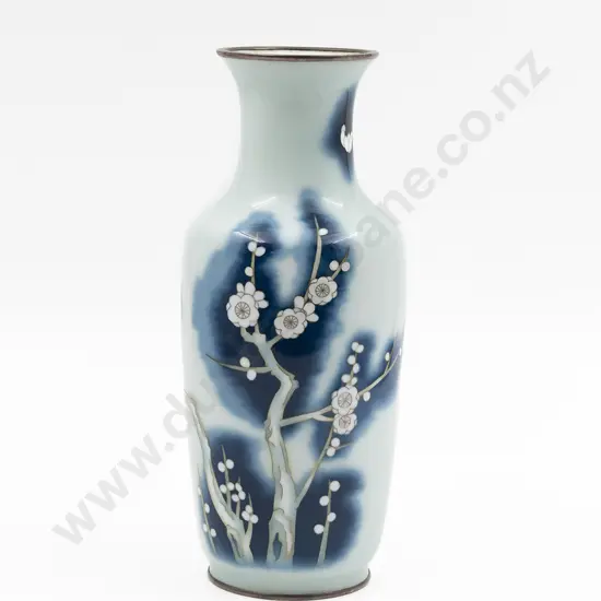 Japanese Cloisonné Vase by Ando Jubei