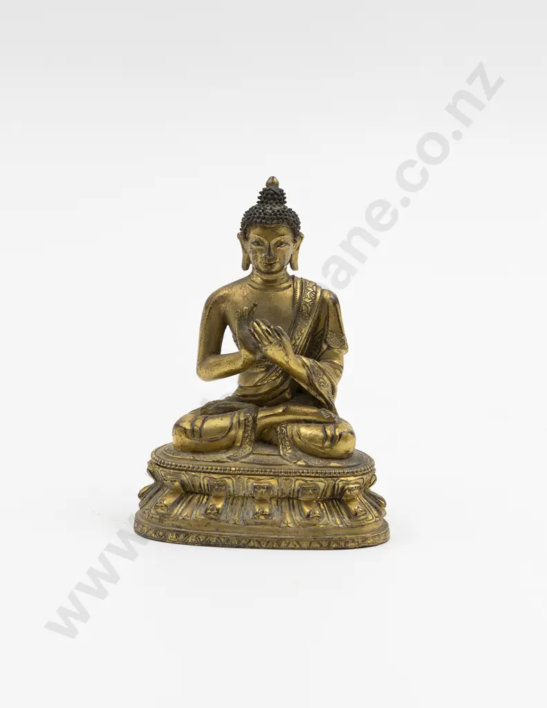 Tibetan Bronze Figure Of Shakyamuni Buddha Image 1++