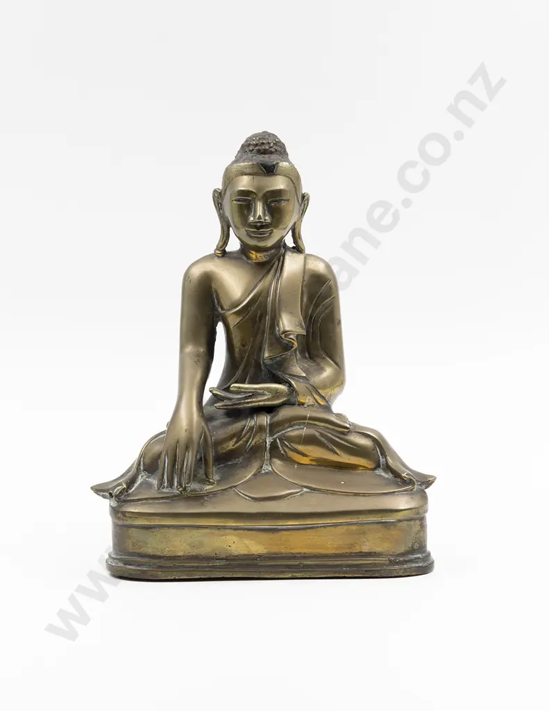 A 19th Century Burmese Bronze Buddha Image 1++