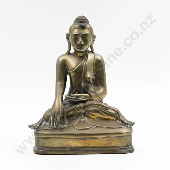 A 19th Century Burmese Bronze Buddha
