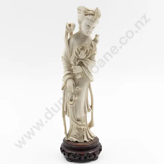 Chinese Carved Ivory Figure of An Immortal