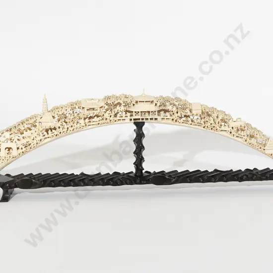 A Large and Impressive Chinese Carved Elephant Tusk