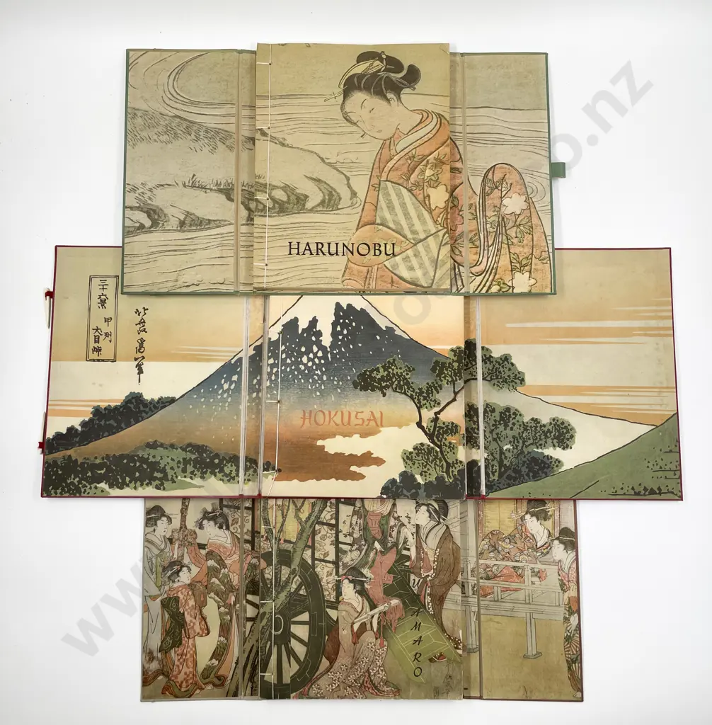 Three Books On Japanese Ukiyo-e Artists Image 1++