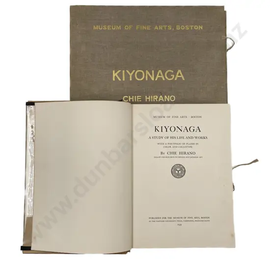 Kiyonaga A Study of His Life And Works