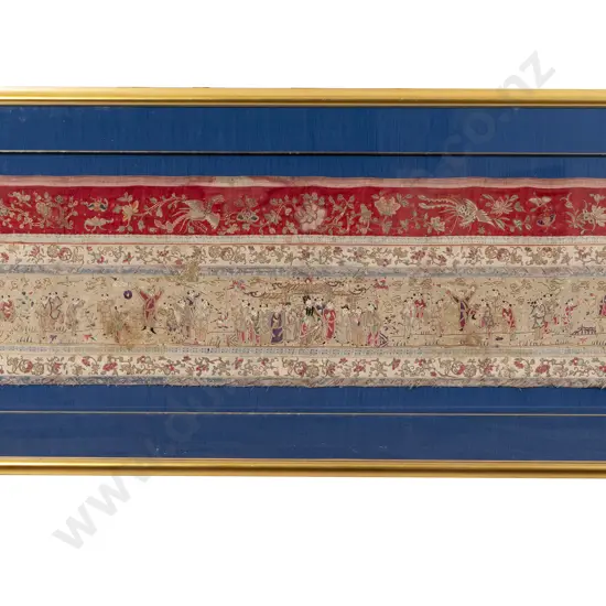 Large C19th Chinese Tapestry Panel