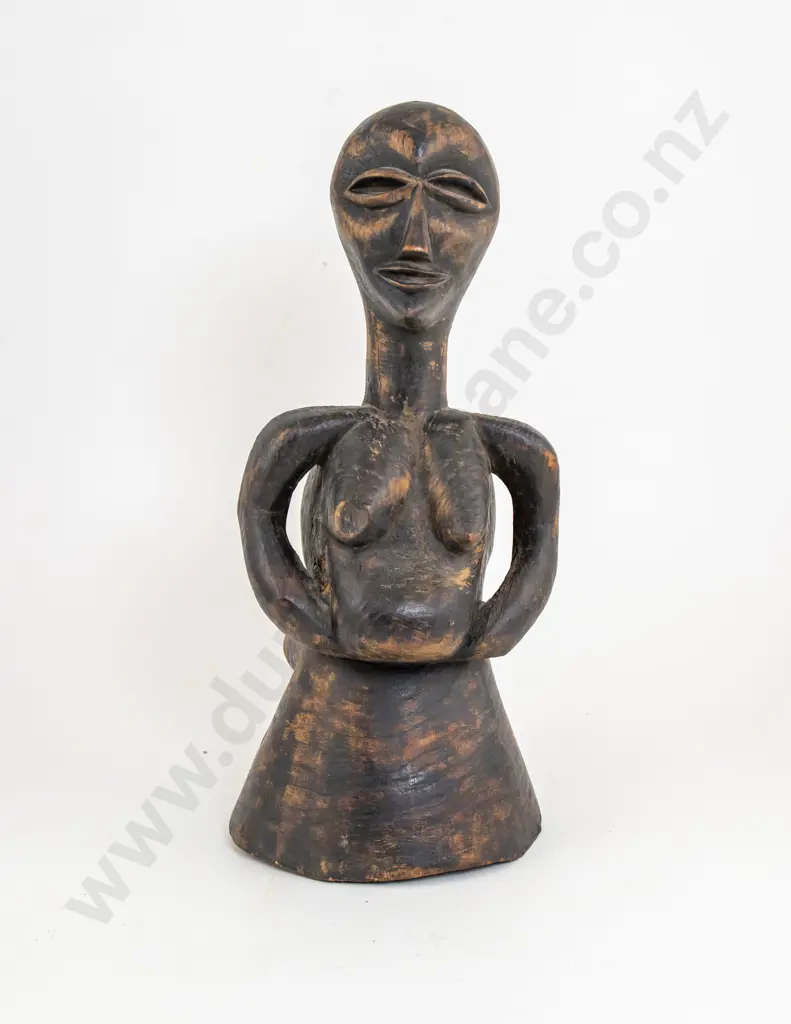 A Decorative African Female Sitting Figure Image 1++