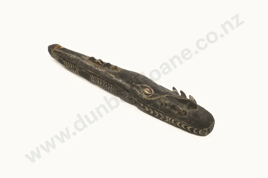 A Decorative Sepik River Crocodile Wall Hanging Image 1++