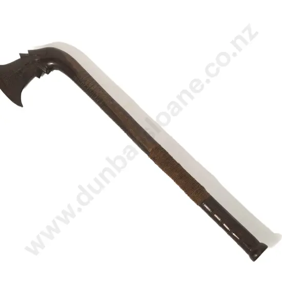 A 20th Century Fijian Carved Wood Hand Club