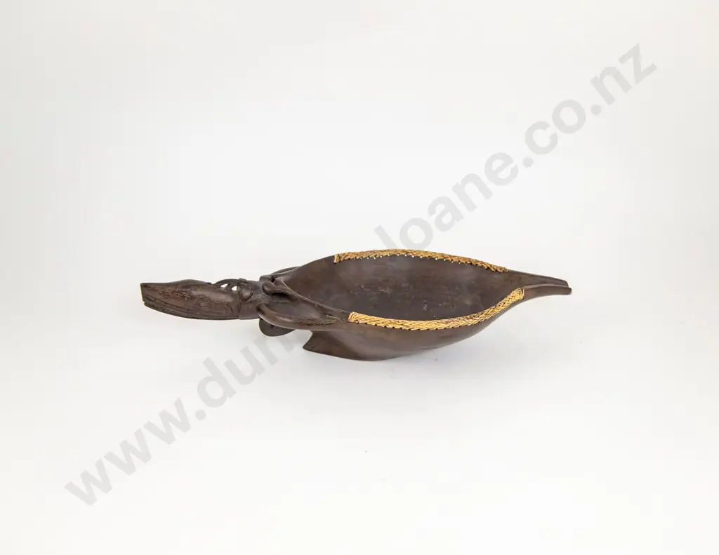 A Sepik River Crocodile Bowl Image 1++