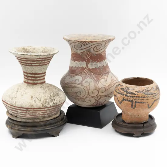 Three Pre-Columbian vases