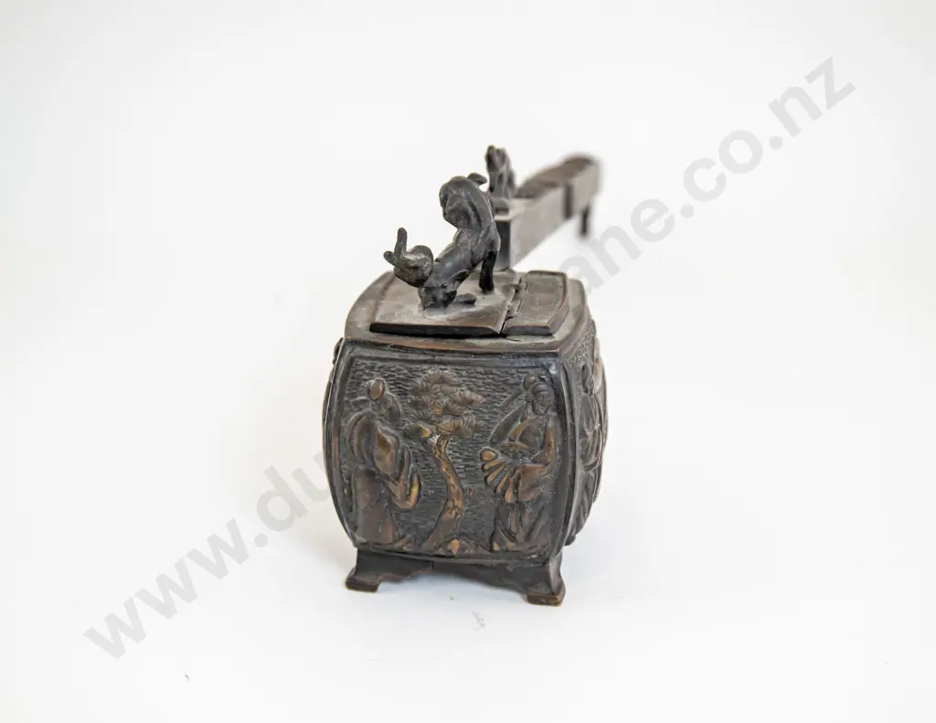 A Chinese Calligraphy Ink Box Image 1++