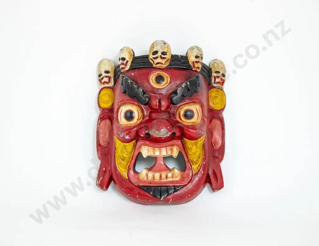 A Tibetan Mahakala Mask Image 1++