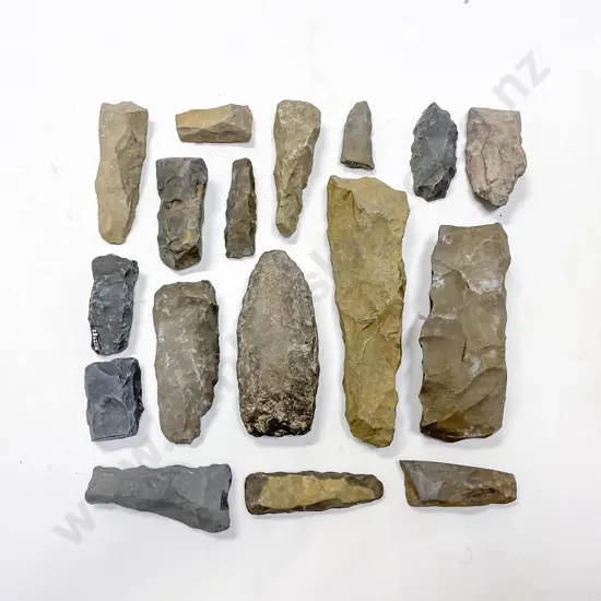 17 Pre-European Toki Roughouts