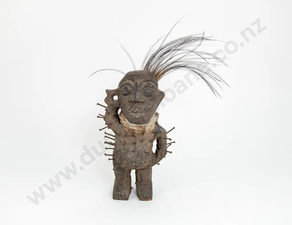 A Nikisi Nkondi Figure From The Democratic Republic Of Congo Image 1++