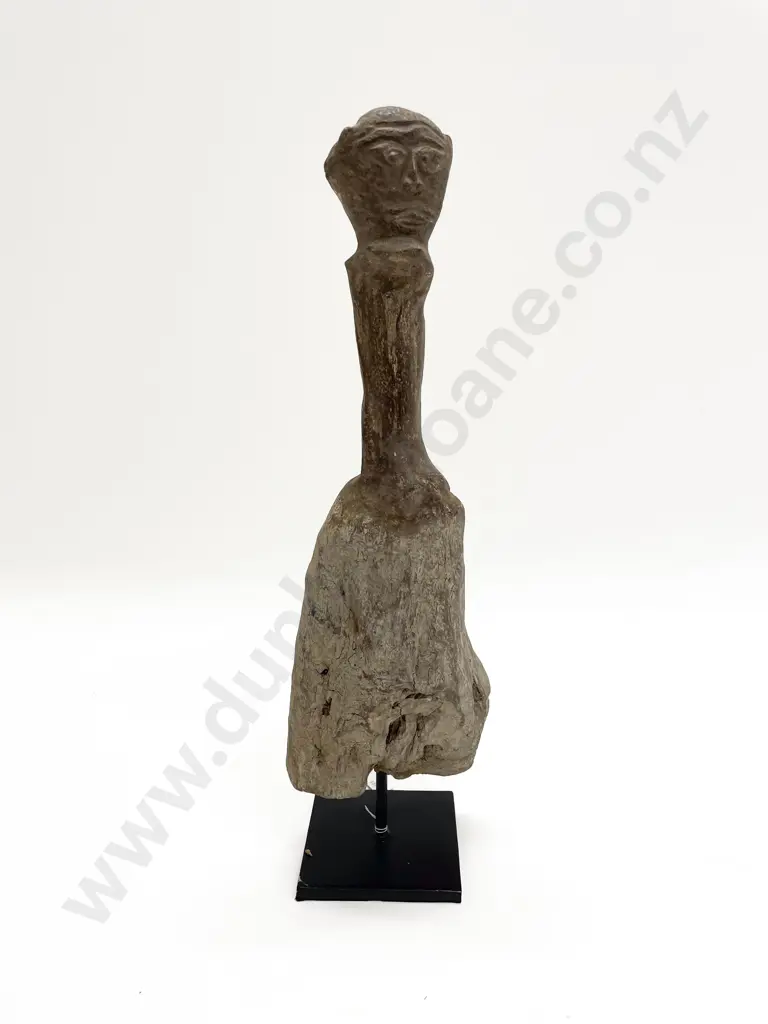 Carved Wood Figure On A Stand Image 1++
