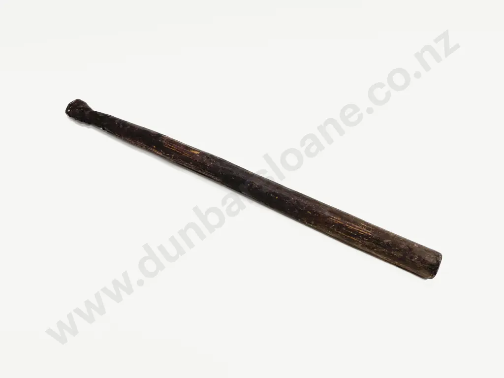 A Carved Wood Sago Pounder Image 1++