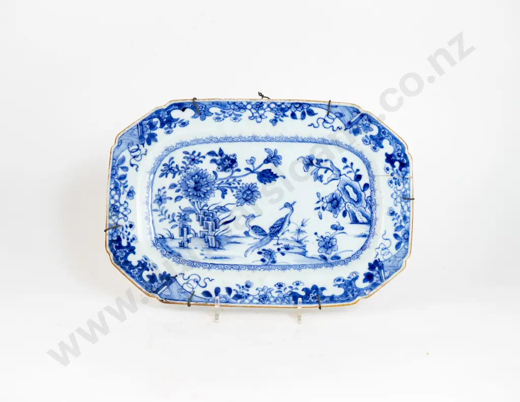19th Century Blue And White Chinese Export Plate Image 1++