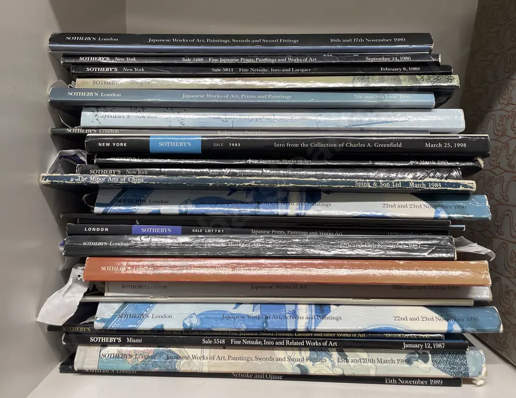A Group Of Sotheby's Catalogues On Asian Art Image 1++