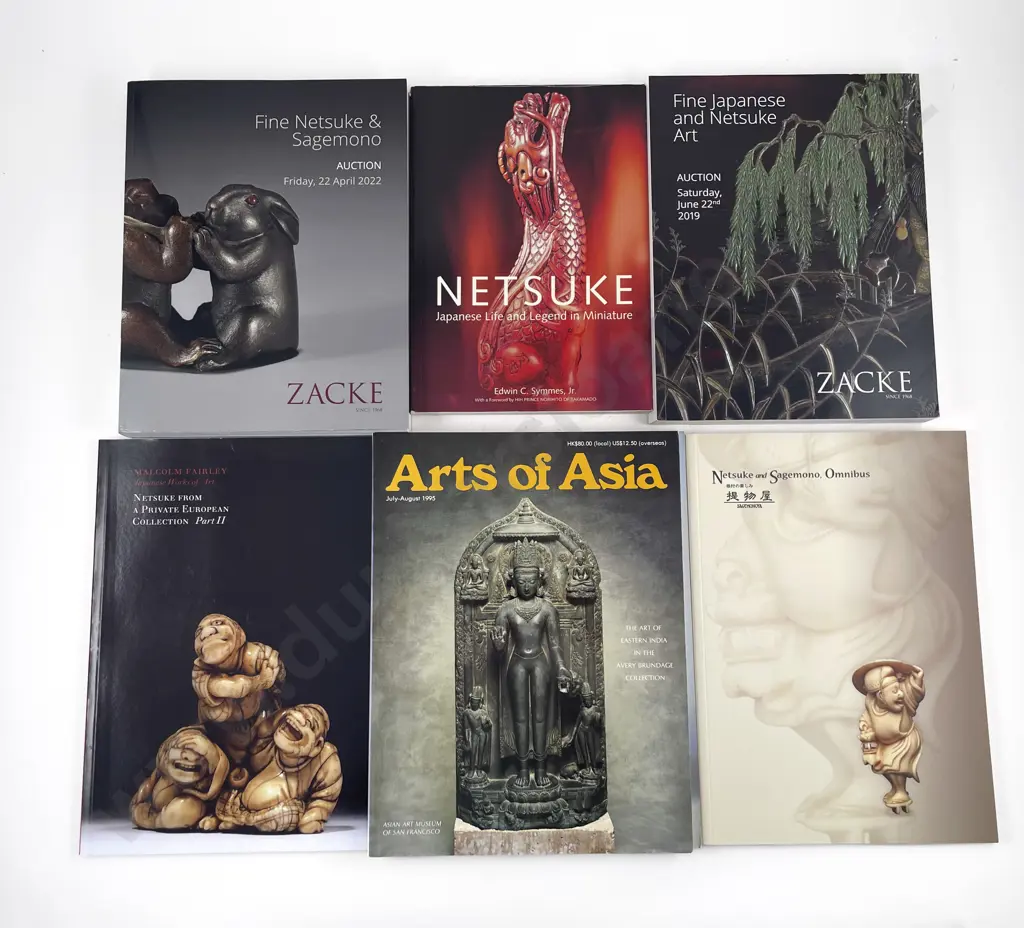 Seven Catalogues On Netsuke And Asian Art Image 1++