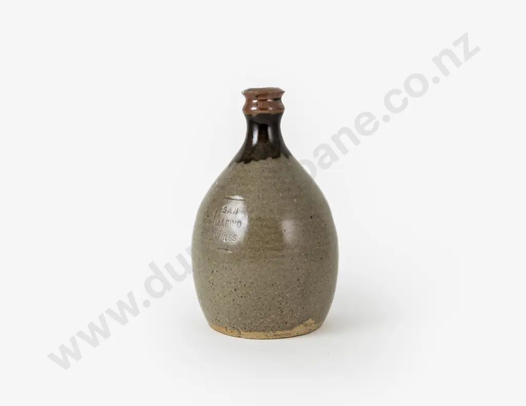 Barry Brickell Stoneware San Marino Wines Bottle Image 1++