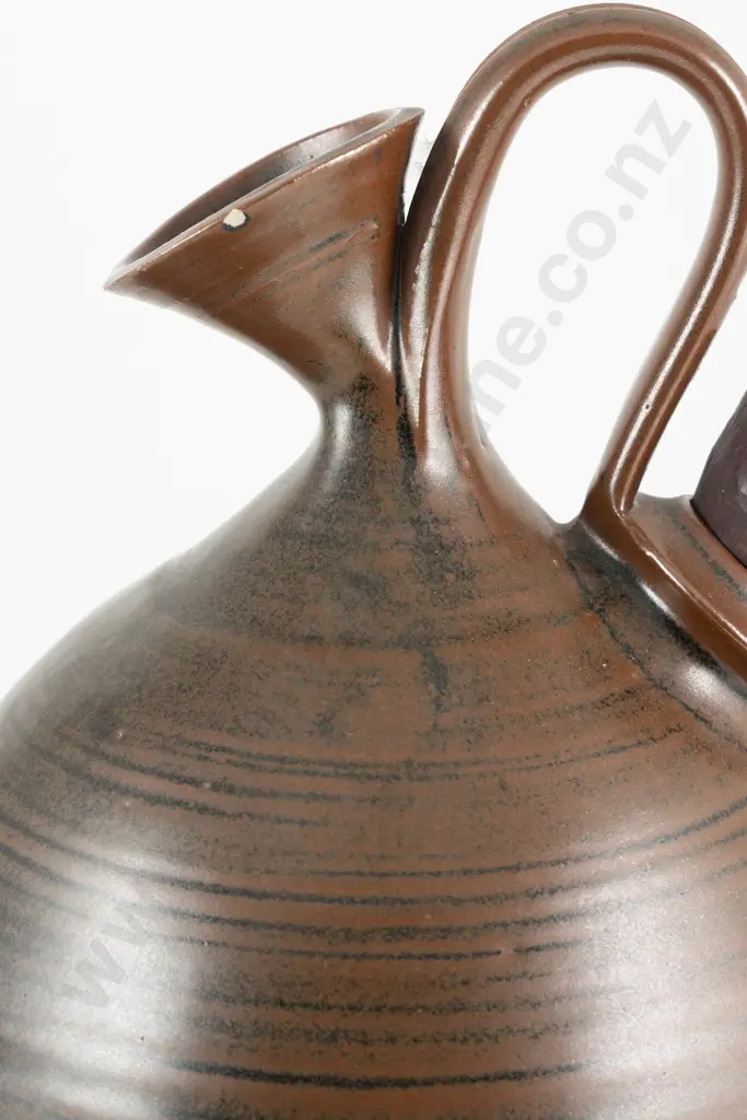 Richard Cadness Stoneware Wine Flagon Image 1++