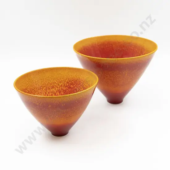 Pair Graham Ambrose Graduated Bowls