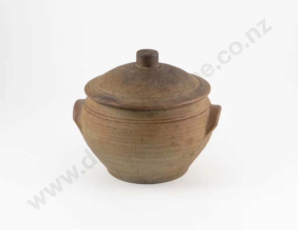 St Ives Pottery Lidded Casserole Image 1++