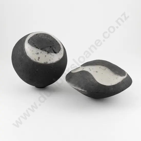 Two Sculptural Forms (one a/f)
