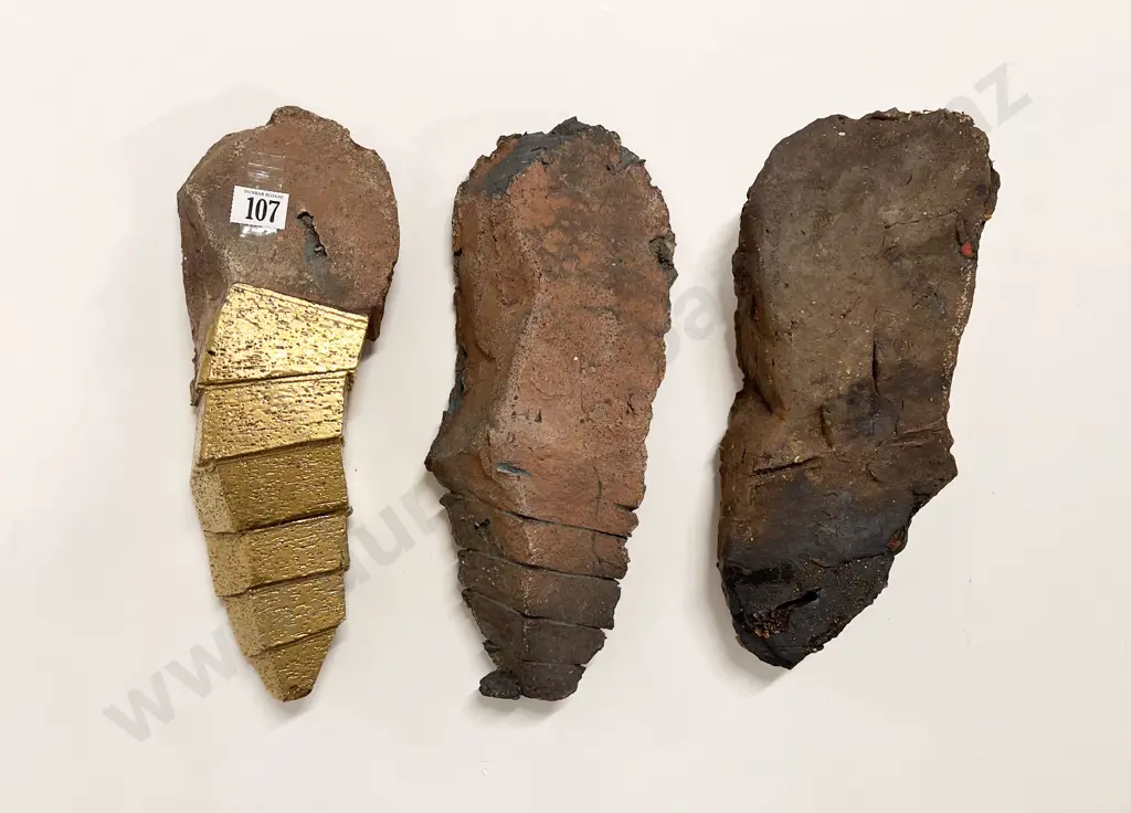 Bob Shay (American) Three Ceramic Forms Image 1++