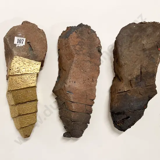 Bob Shay (American) Three Ceramic Forms