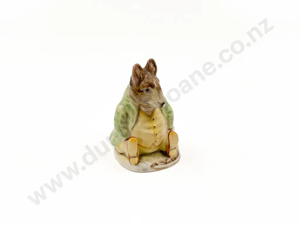 Beatrix Potter Figure "Samuel Whiskers" Gold Back Stamp Image 1++