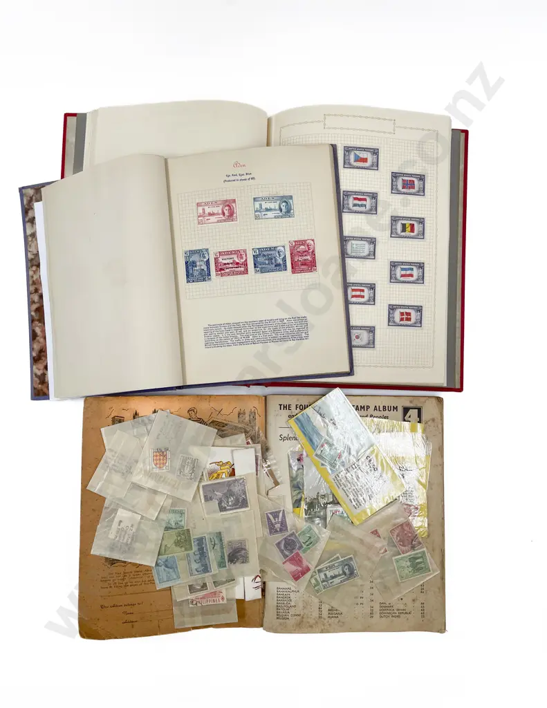 Savoy Victory Stamp Album 1946 Mint Stamps other stamp album and loose stamps Image 1++