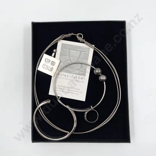 Lesley Furbur S/S Pendant together with Two Bracelets and Necklace