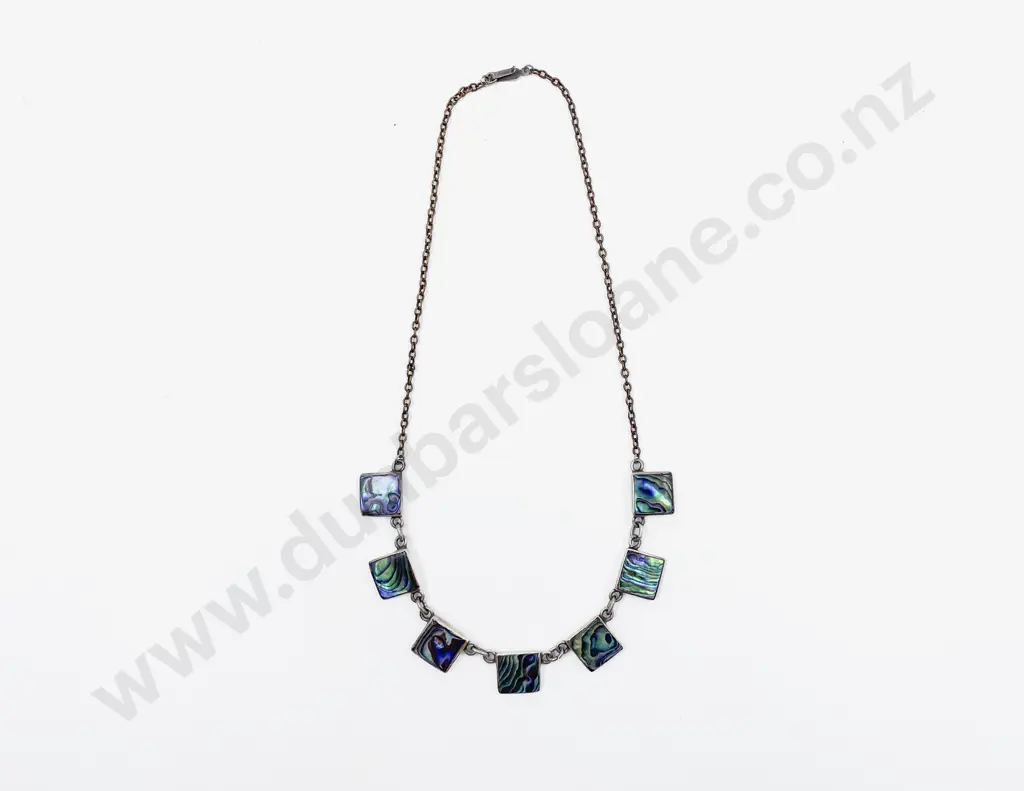 NZ S/S Paua Necklace Image 1++