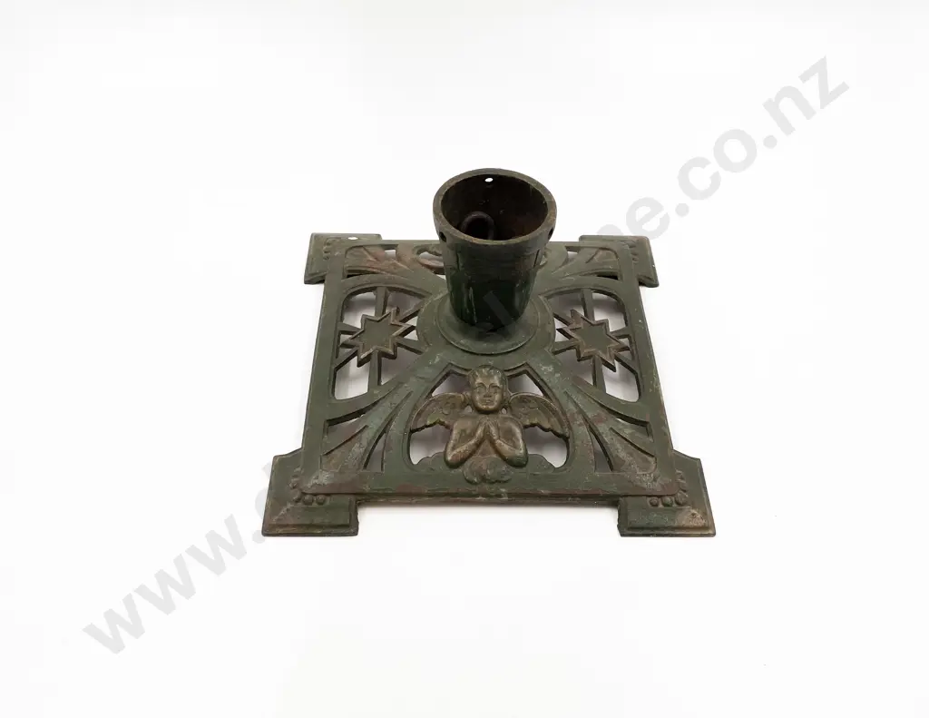 Vintage Wrought Metal Decorative Xmas Tree Stand Image 1++