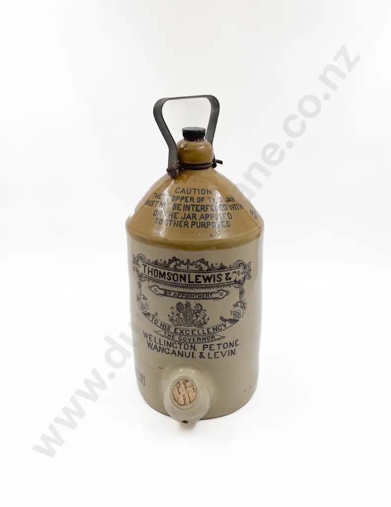 Thompson Lewis Stoneware Flagon Image 1++