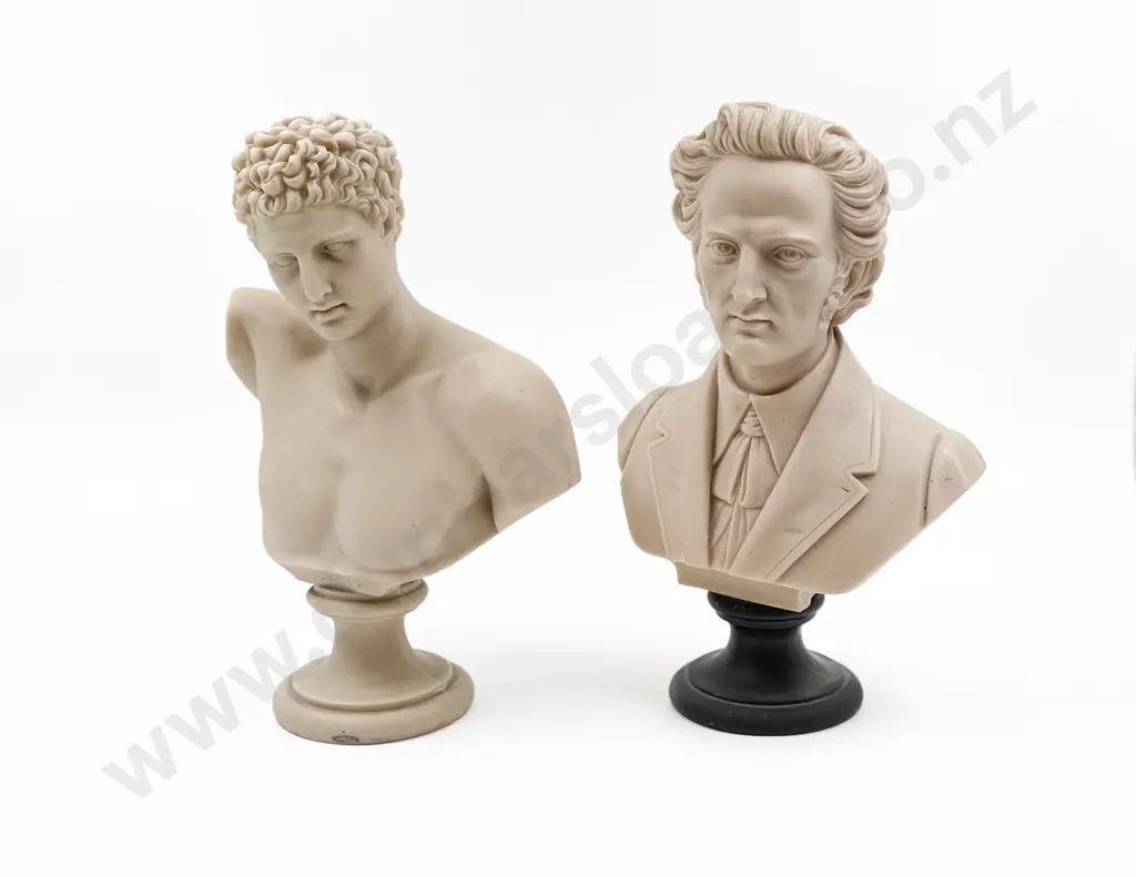 Two Cast Resin Busts Image 1++